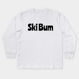 Ski Bum Kids Long Sleeve T-Shirt